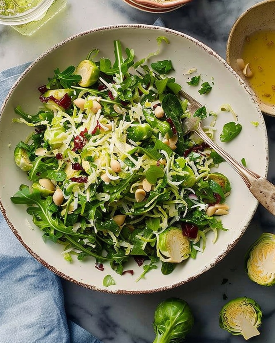 Shaved Brussels Sprout Salad