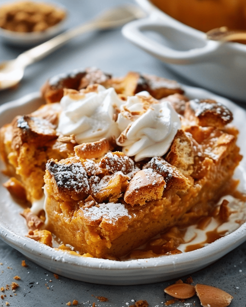 Pumpkin Bread Pudding