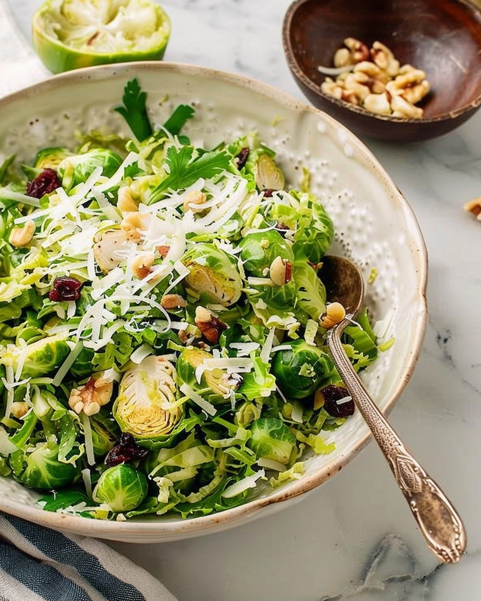 Shaved Brussels Sprout Salad