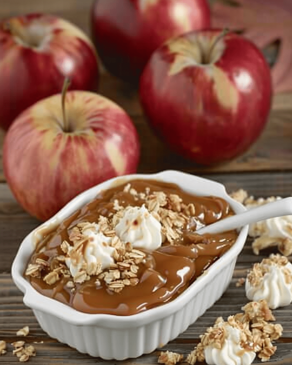 Easy Caramel Apple Cheesecake Dip Recipe