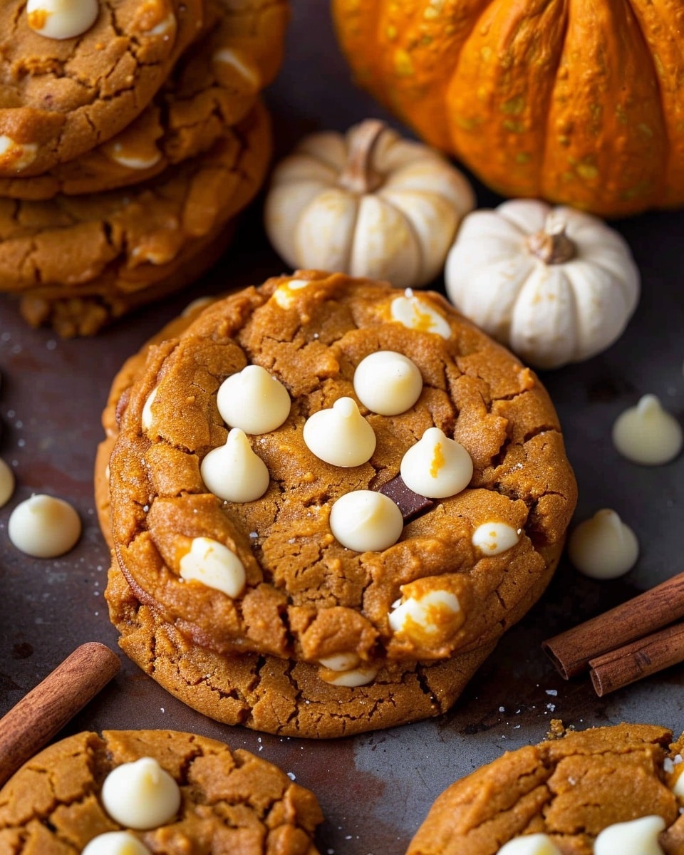 Pumpkin White Chocolate Chip Cookies