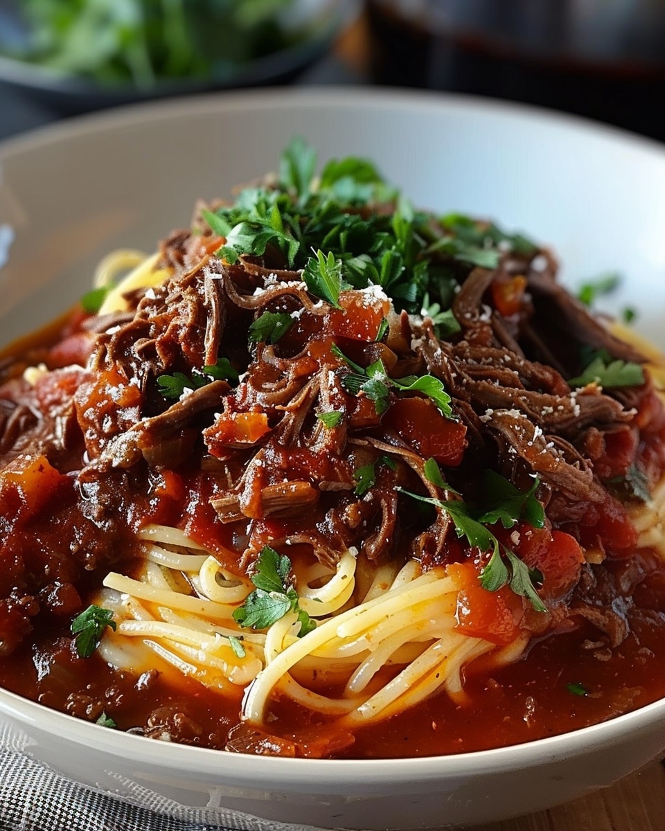 Sunday Slow Cooker Beef Ragu