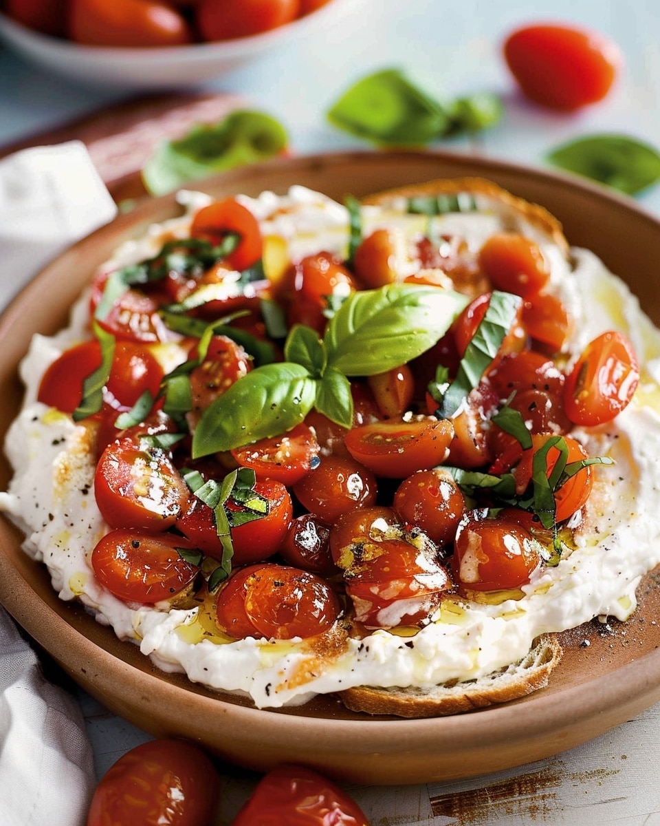 Easy Bruschetta Dip with Creamy Boursin