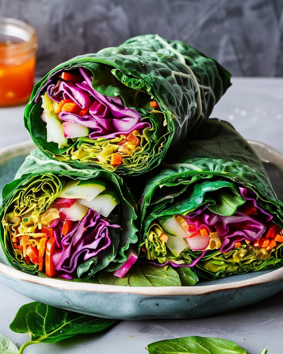 Rainbow Collard Green Wrap