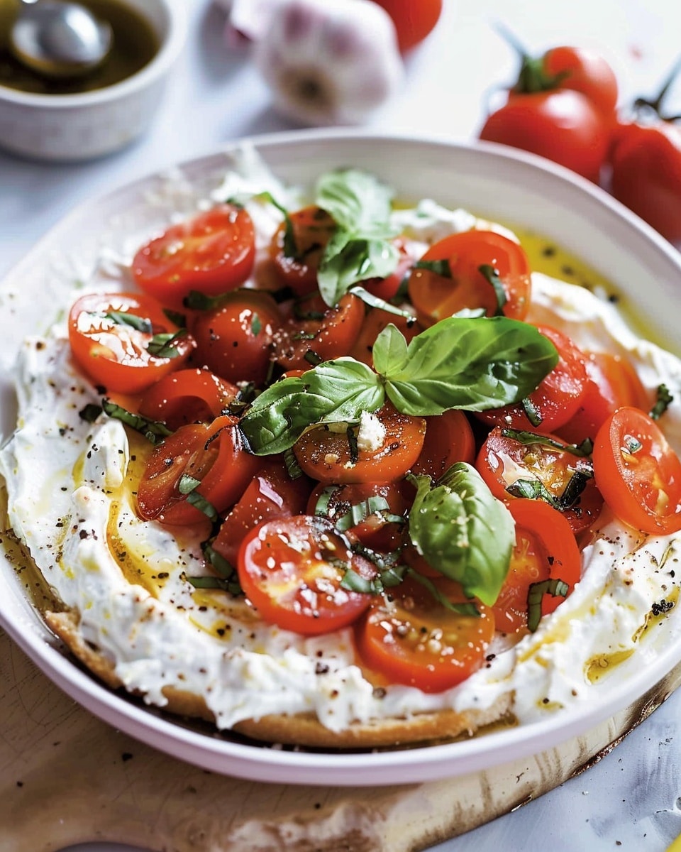 Easy Bruschetta Dip with Creamy Boursin