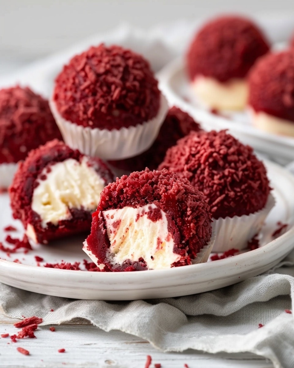 Red Velvet Cheesecake Bites