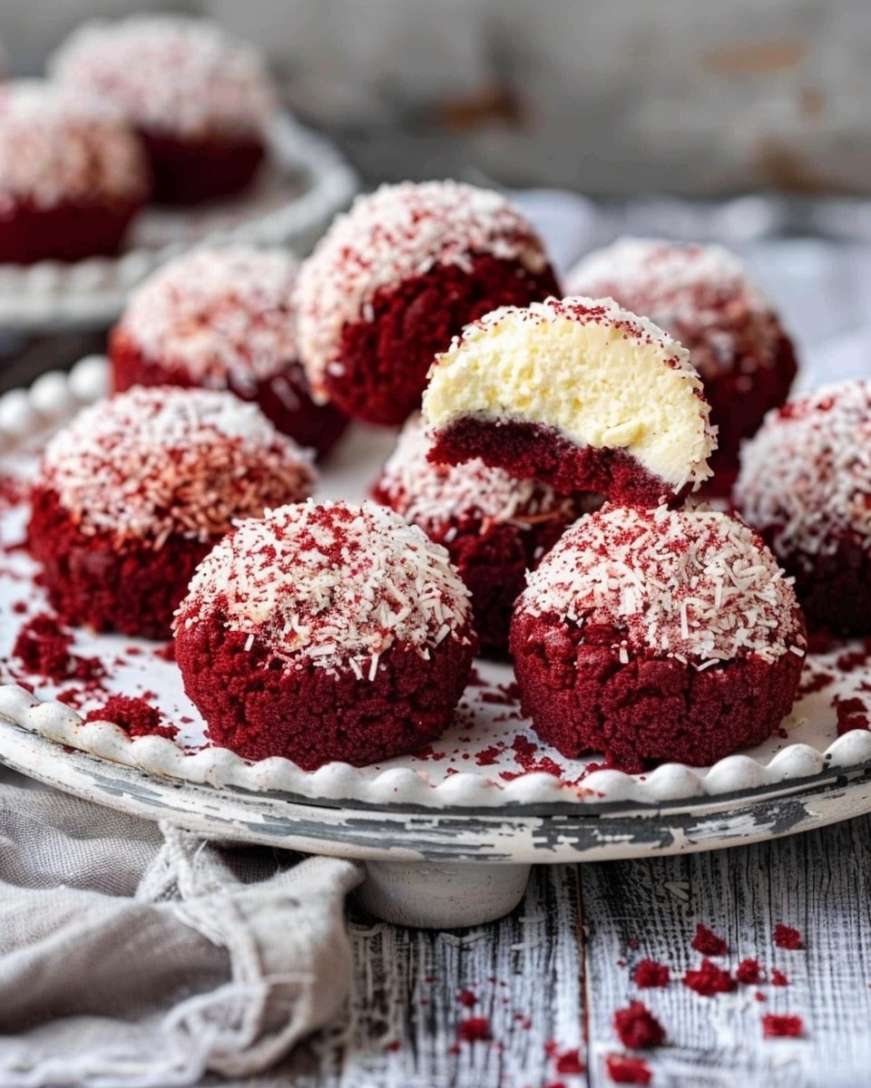 Red Velvet Cheesecake Bites