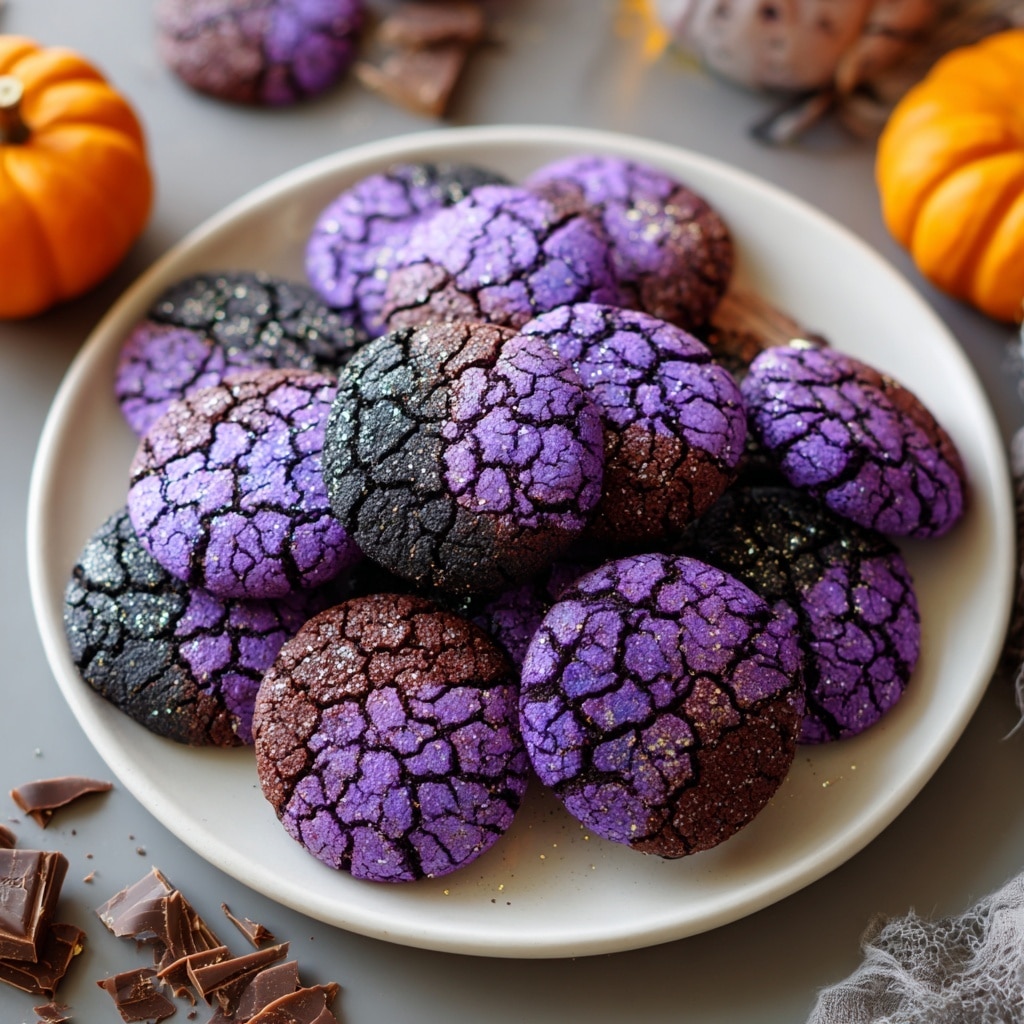 Black Cocoa Crinkle Cookies