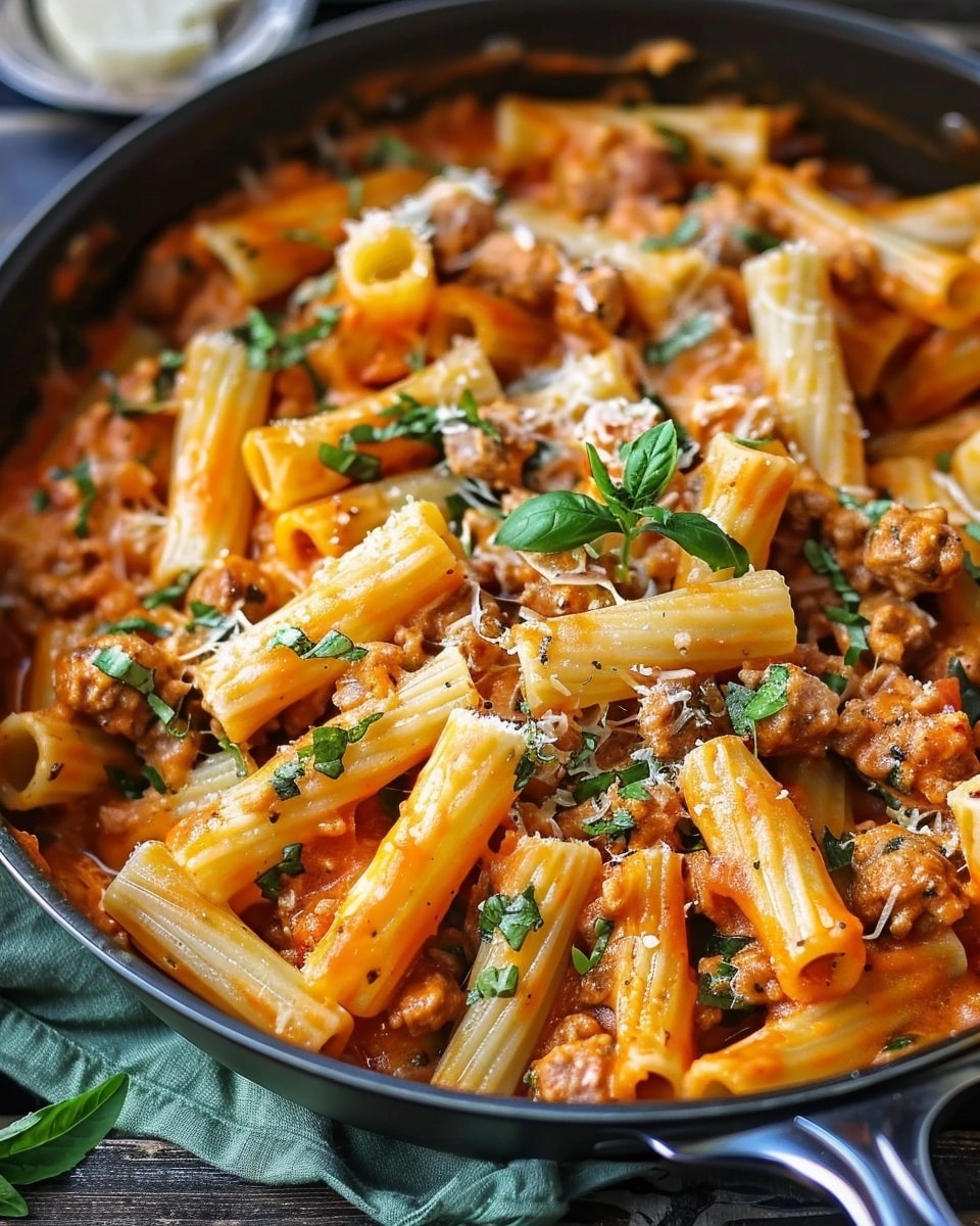Creamy Italian Sausage Rigatoni