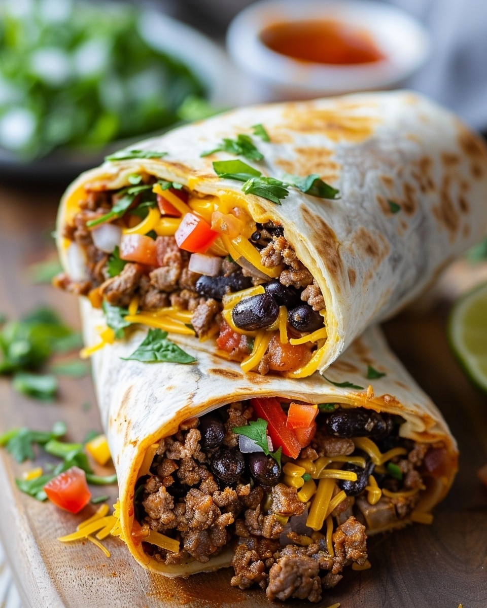 Easy Beef Burritos