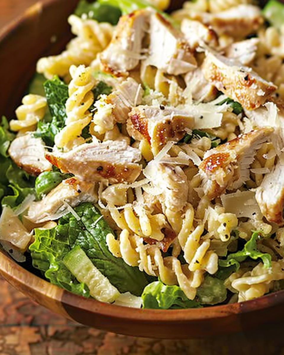 Chicken Caesar Pasta Salad