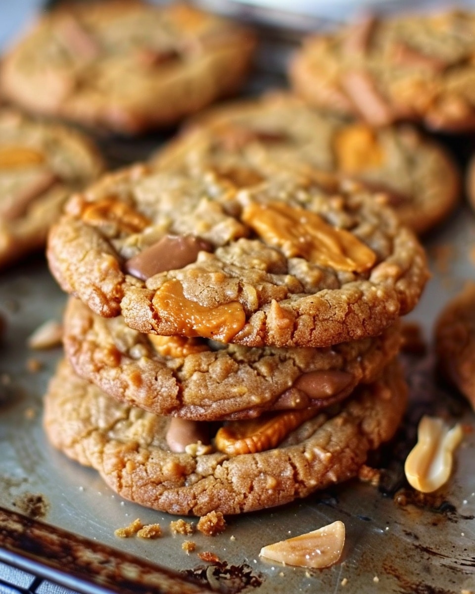 Peanut Butter Butterfinger Cookies