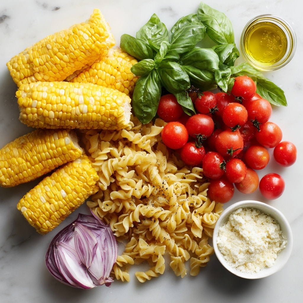 Roasted Corn and Tomato Pasta Salad