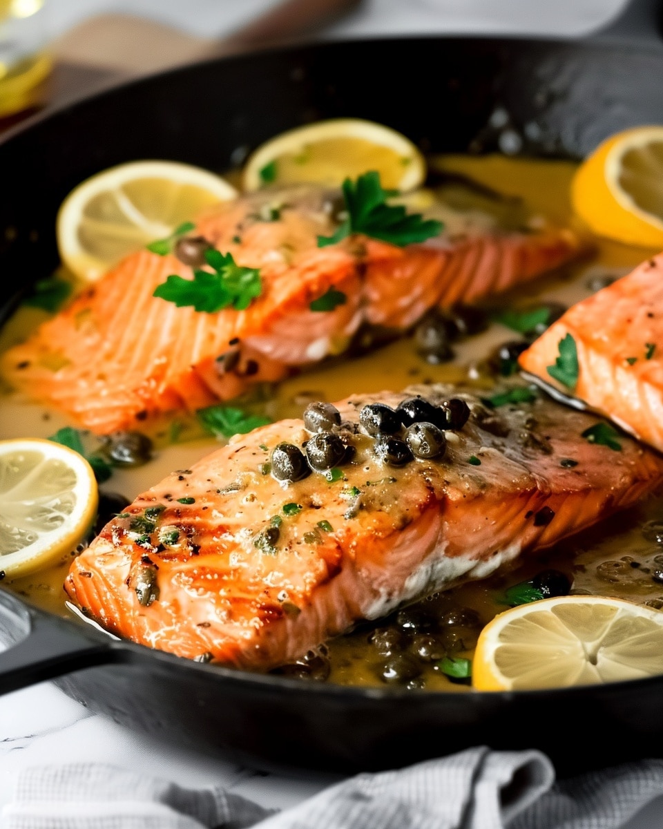 Salmon Piccata
