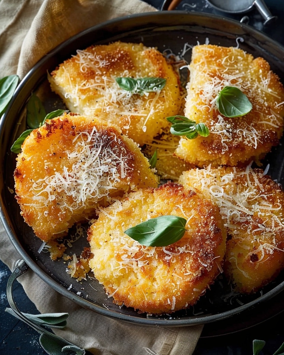 Australian Cornmeal Busters with Parmesan