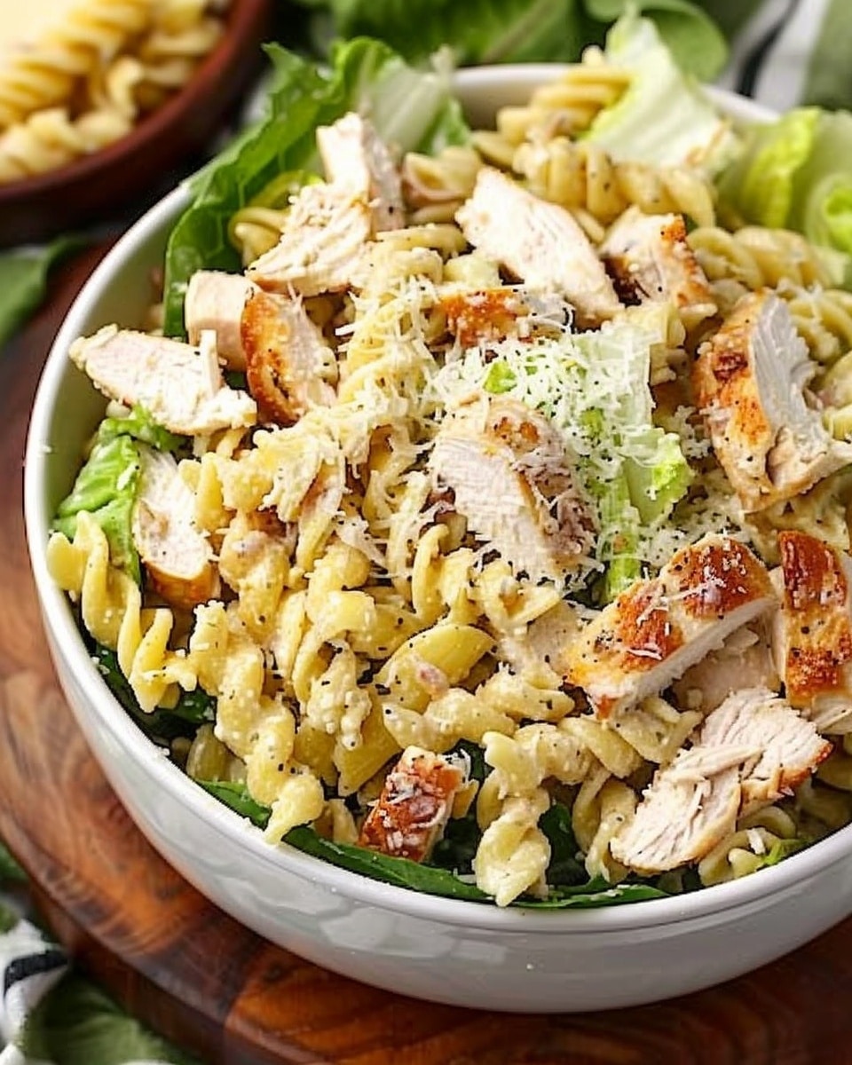 Chicken Caesar Pasta Salad