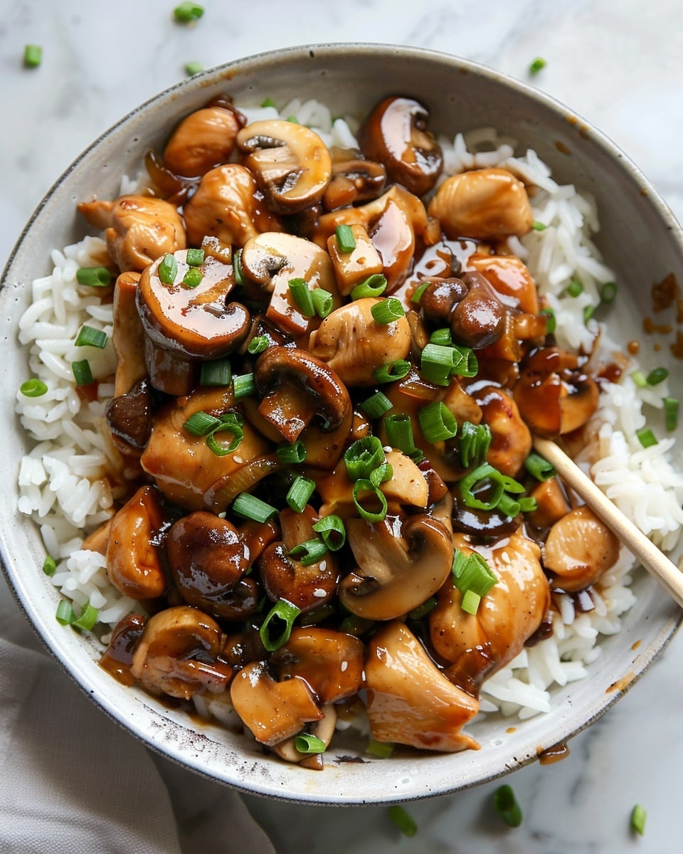 Chinese Chicken with Mushrooms
