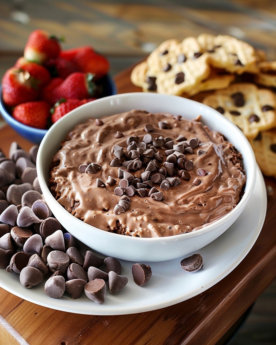 High Protein Brownie Batter Dip