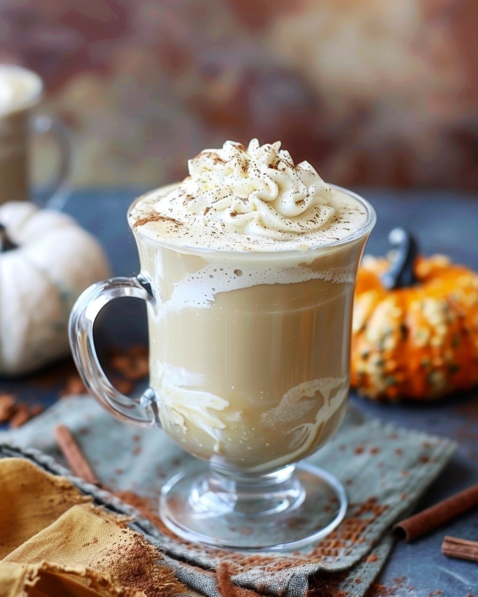The Easiest Pumpkin White Hot Chocolate