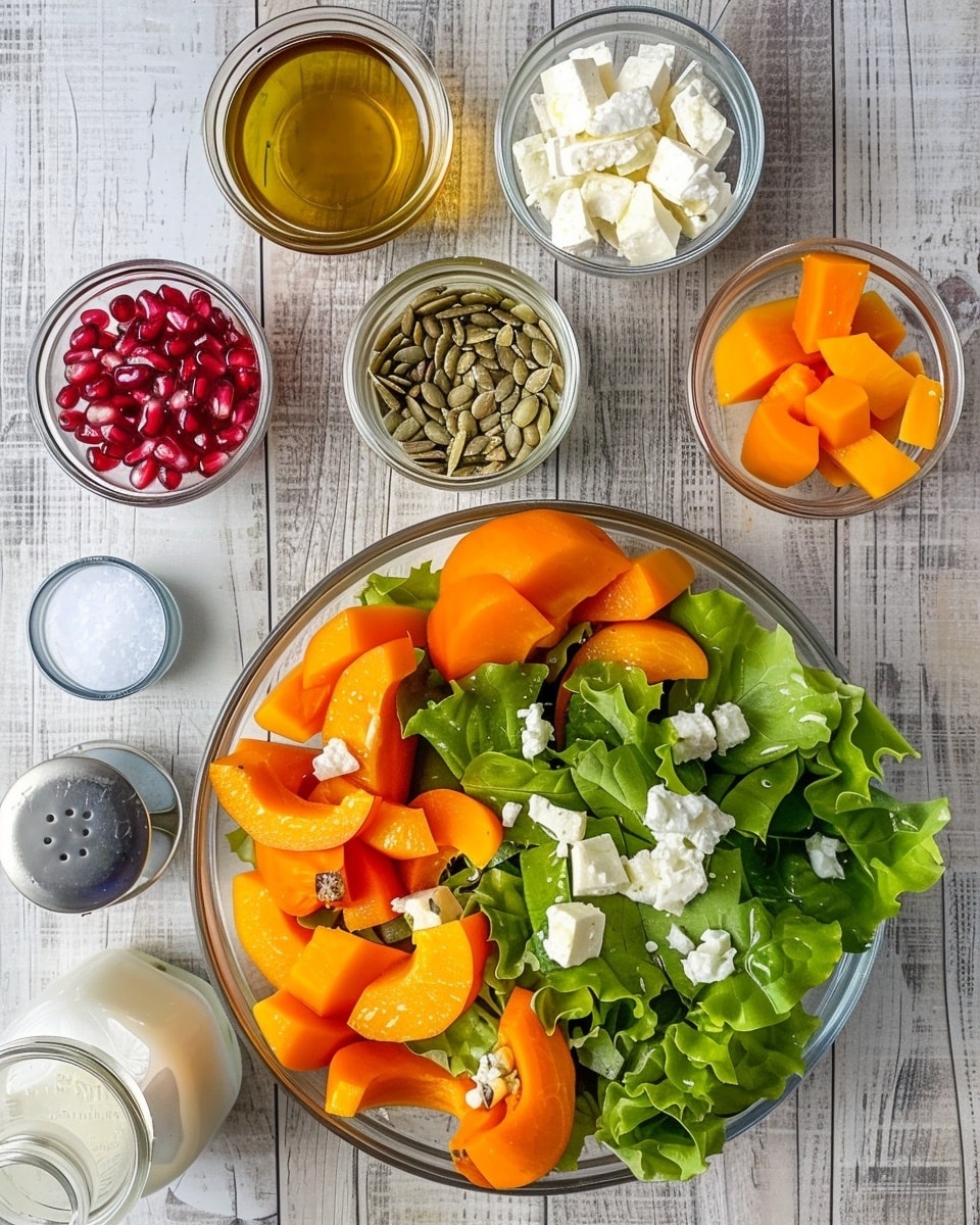 Persimmon Salad with Maple Vinaigrette