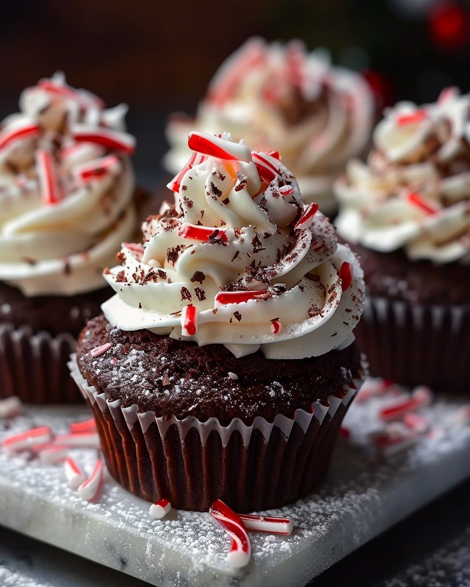 Chocolate Peppermint Cupcakes