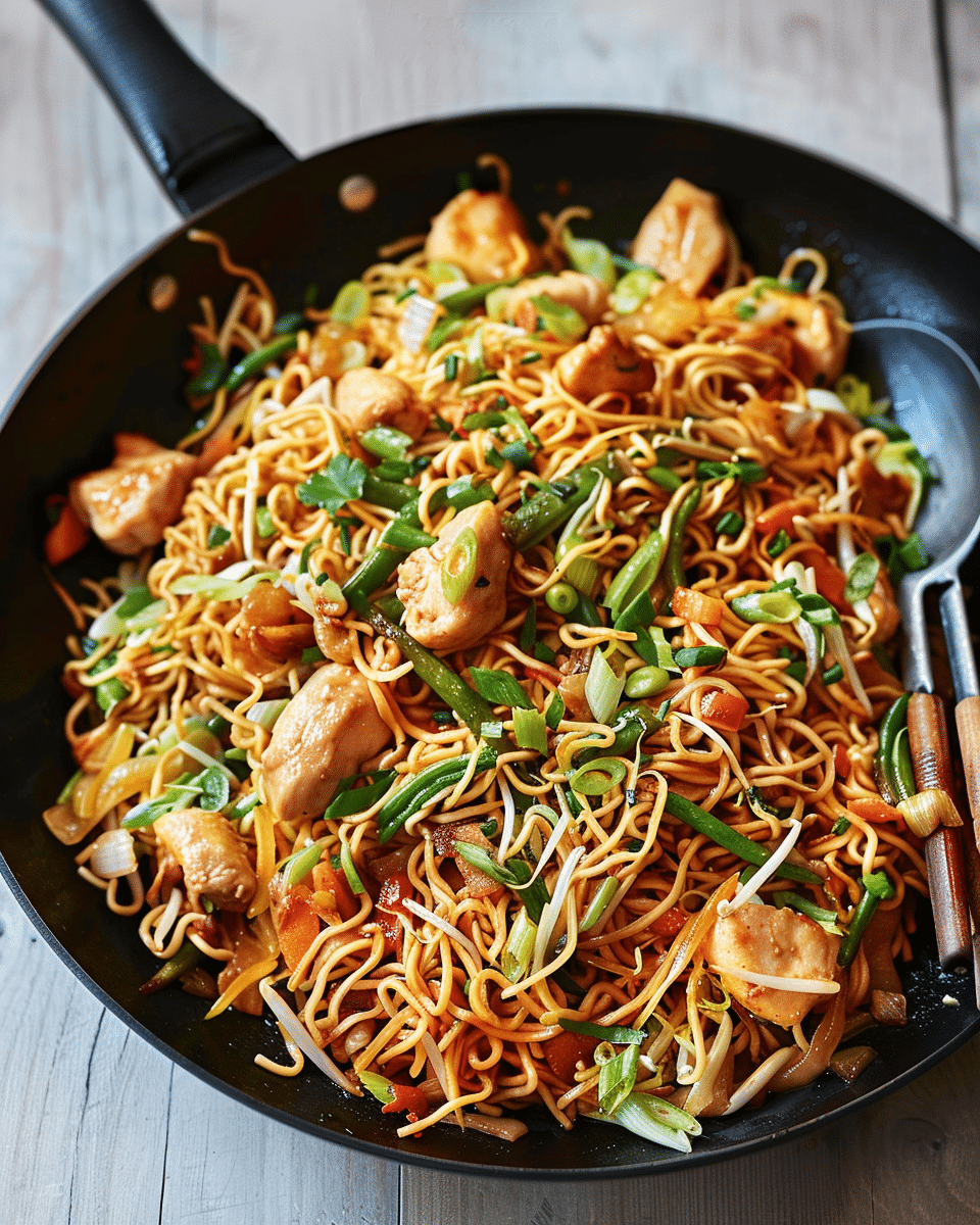 Easy Chicken Chow Mein