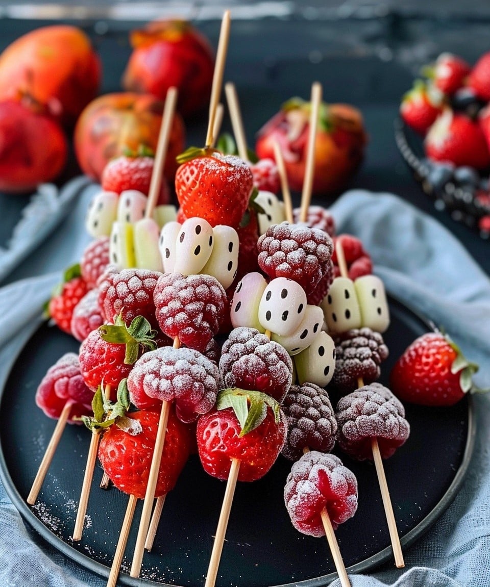 Ghost Fruit Skewers