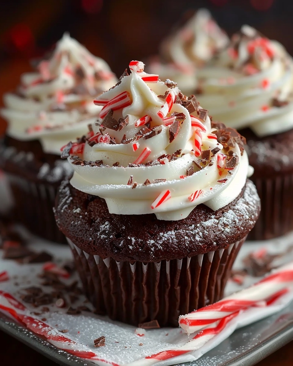 Chocolate Peppermint Cupcakes