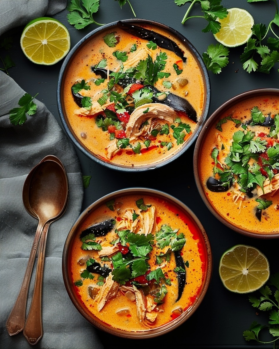 Viral Creamy Chicken Poblano Soup Recipe