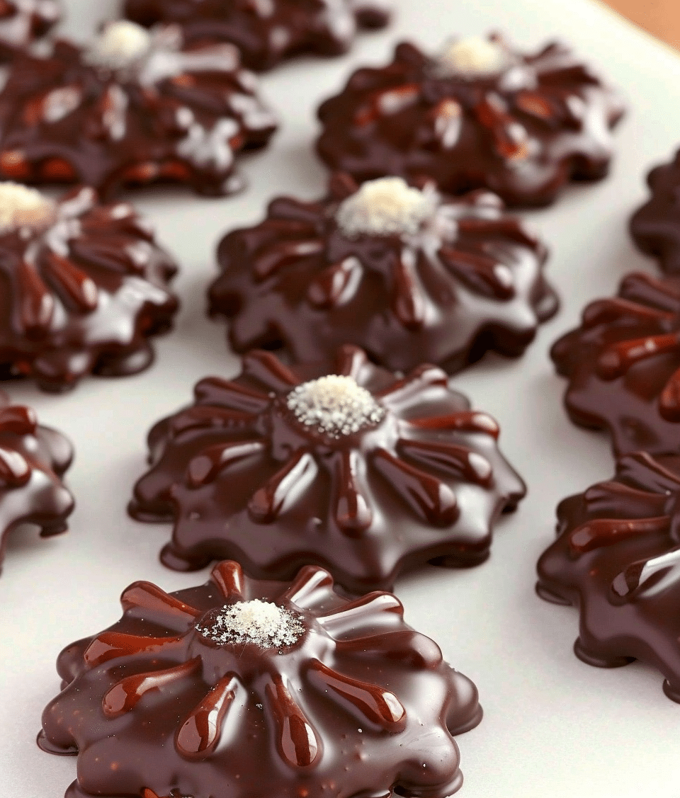 Chocolate Pretzel Spider Web