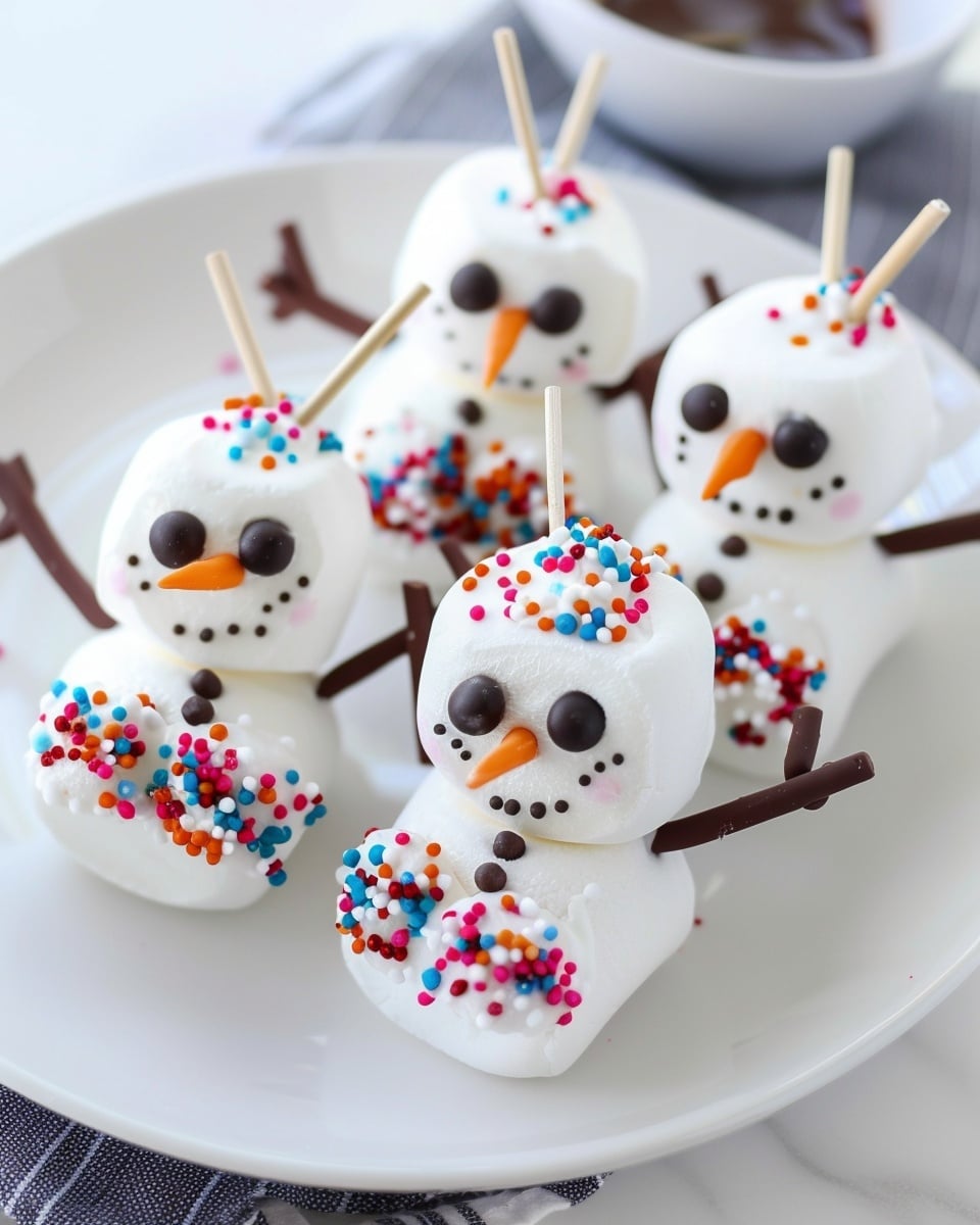 Cute Snowmen Truffles