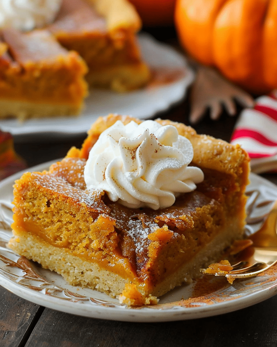 Pumpkin Spice Gooey Cake Recipe