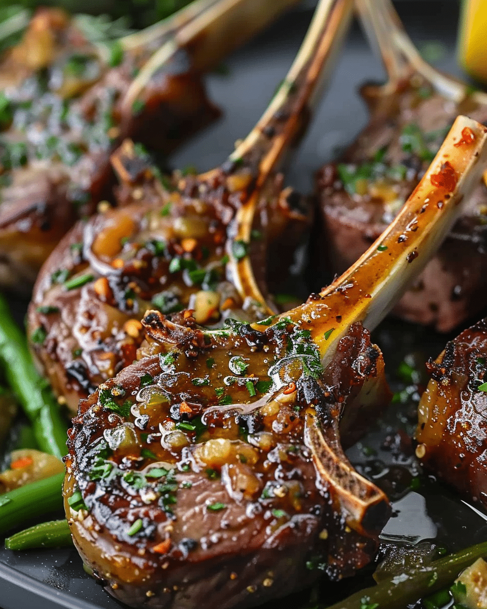 Garlic Butter Lamb Chops