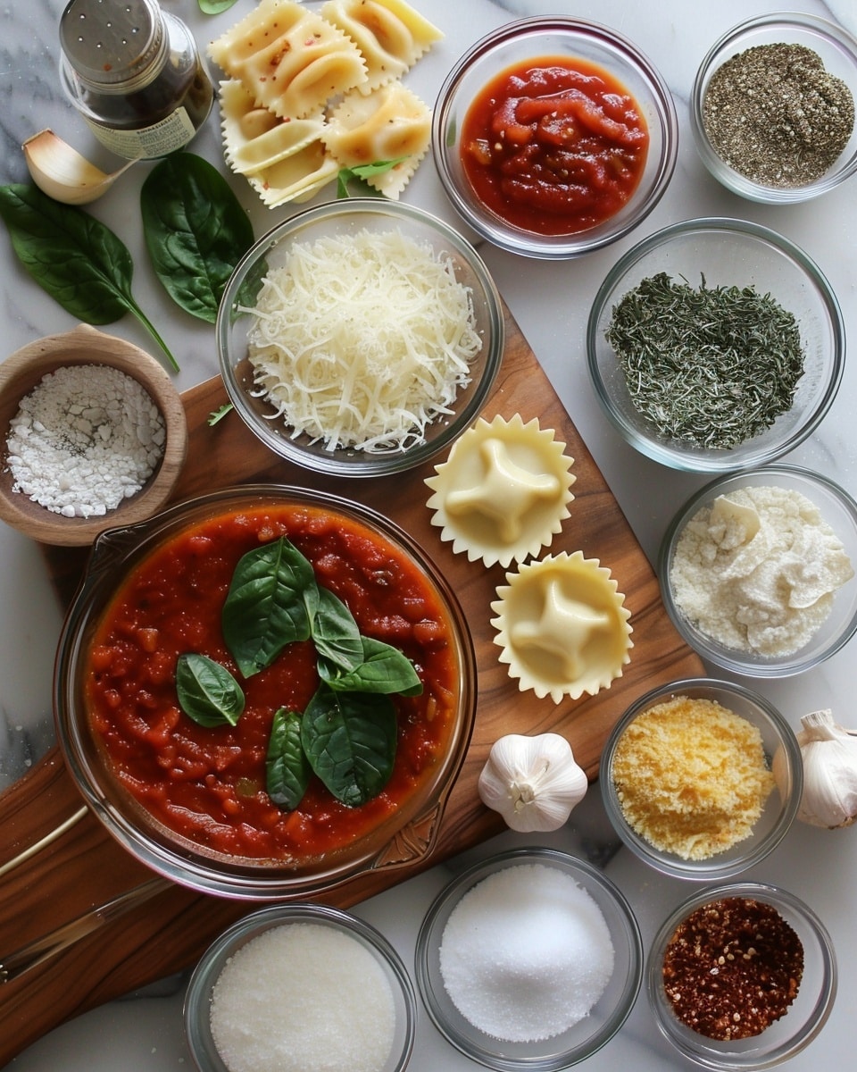 Heavenly Oven Ravioli Soup