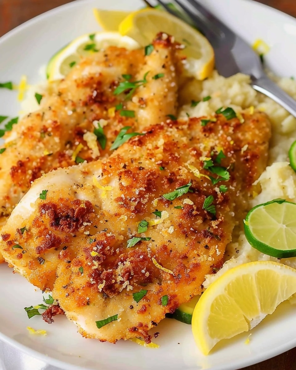 Parmesan-Crusted Lemon Chicken