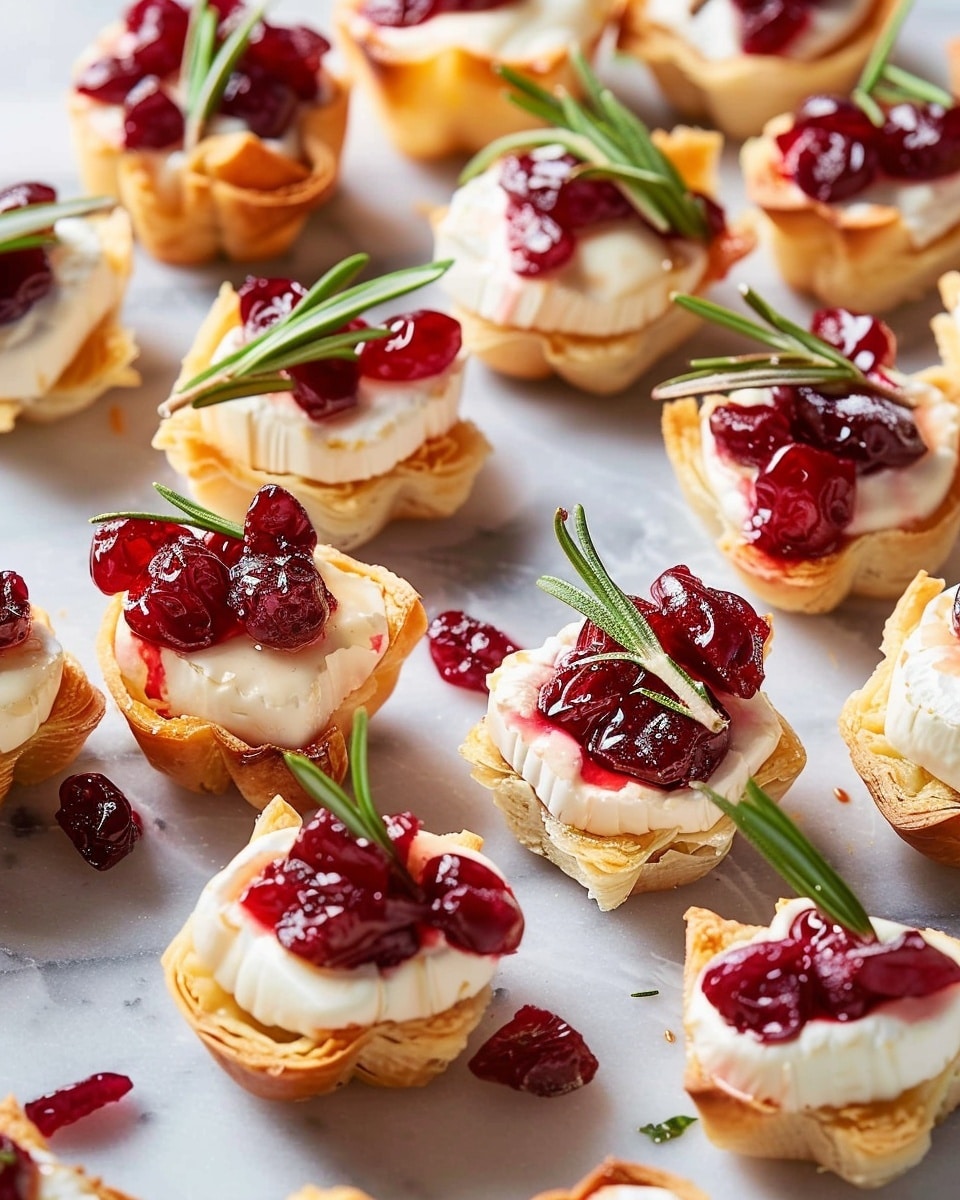 Cranberry Brie Bites