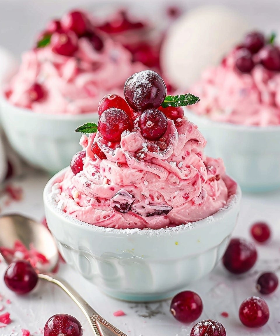 Cranberry Mousse Cups