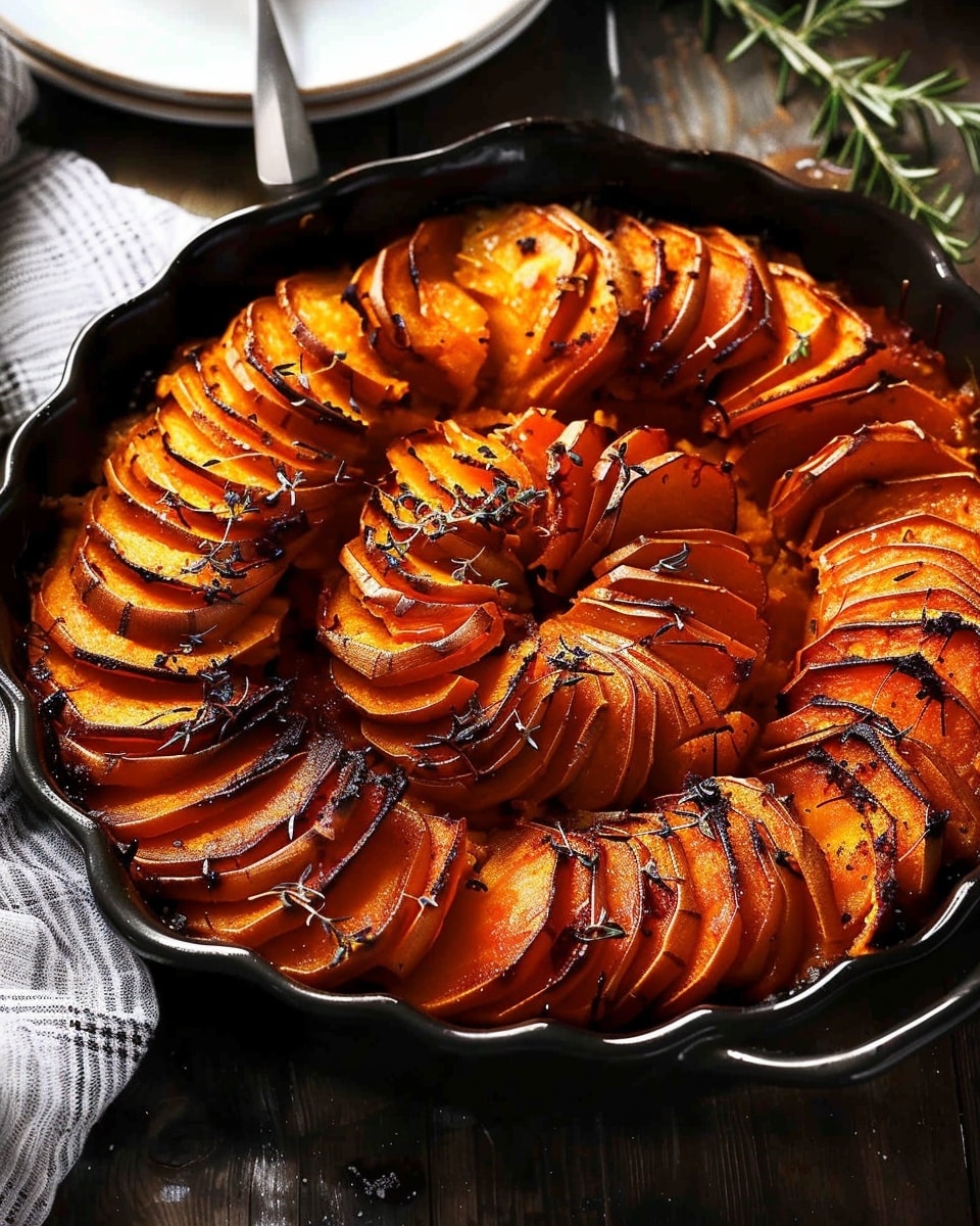 Spiral Sweet Potato Bake