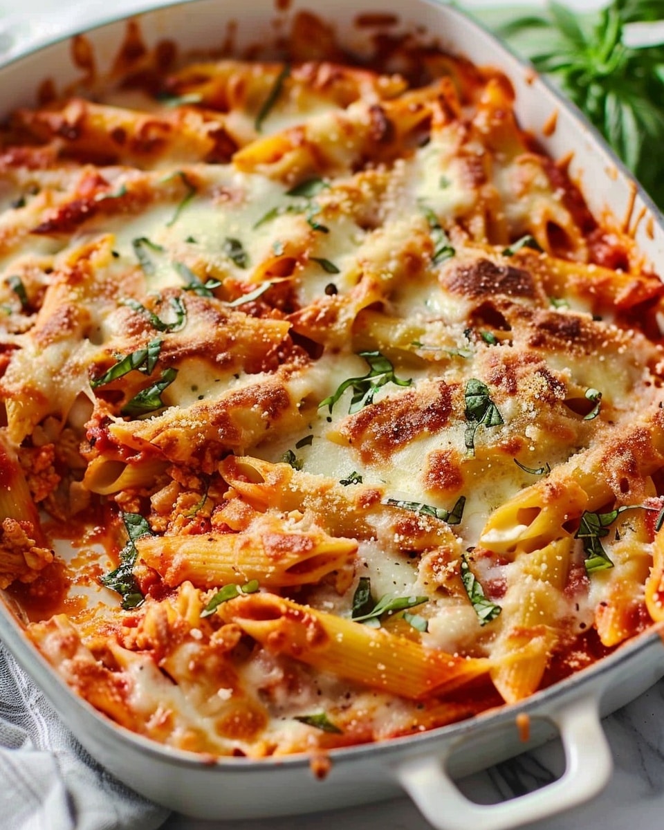 The Best Baked Mostaccioli
