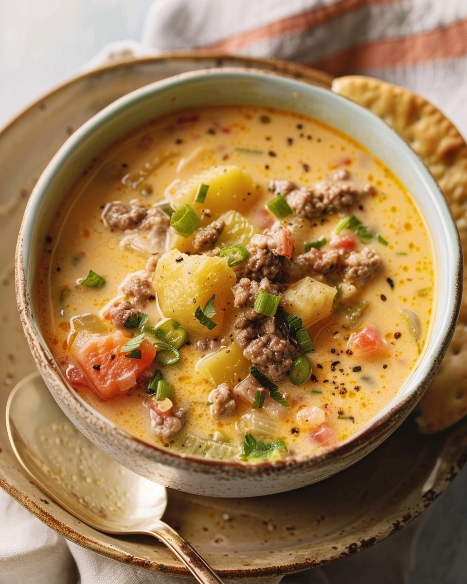 Cheeseburger Soup