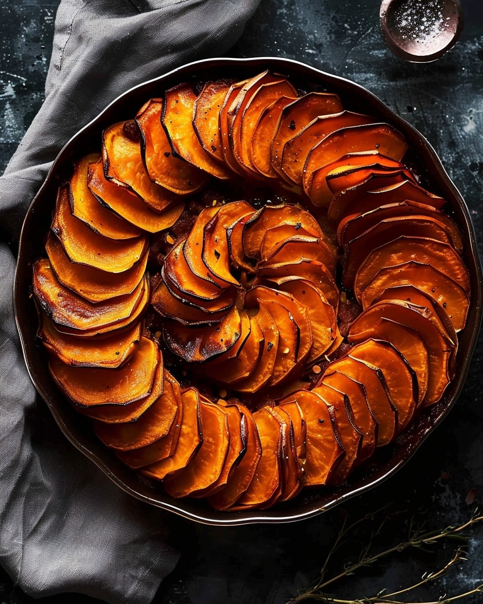 Spiral Sweet Potato Bake