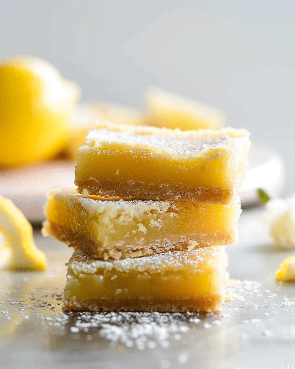 Lemon Bars with Shortbread Crust