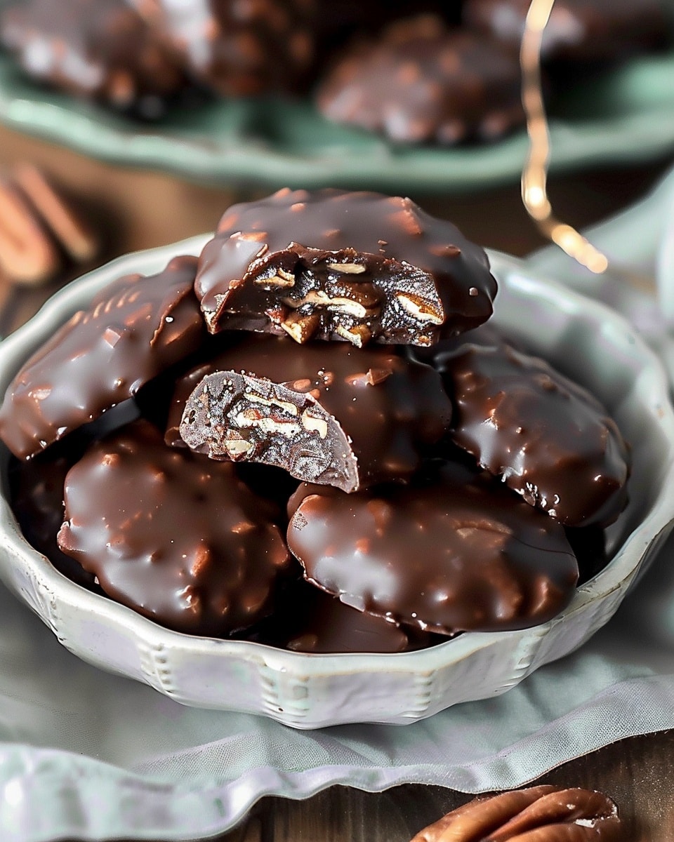 Easy Christmas Pecan Turtles