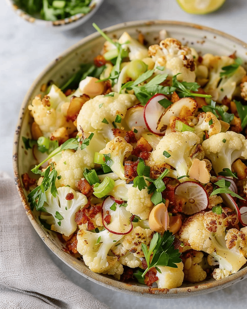 Roasted Cauliflower Salad