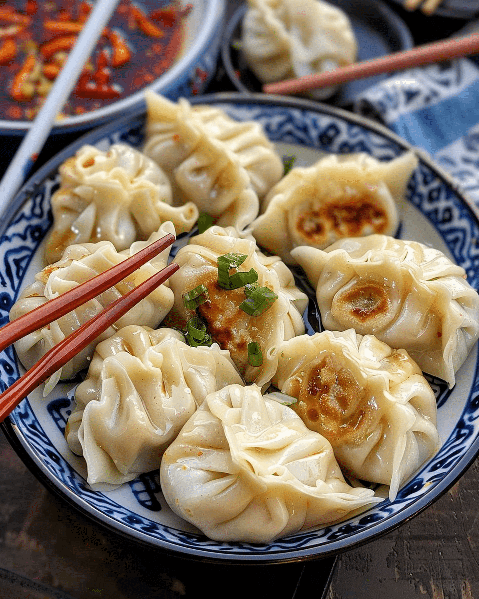 Easy Chicken Momo Dumplings