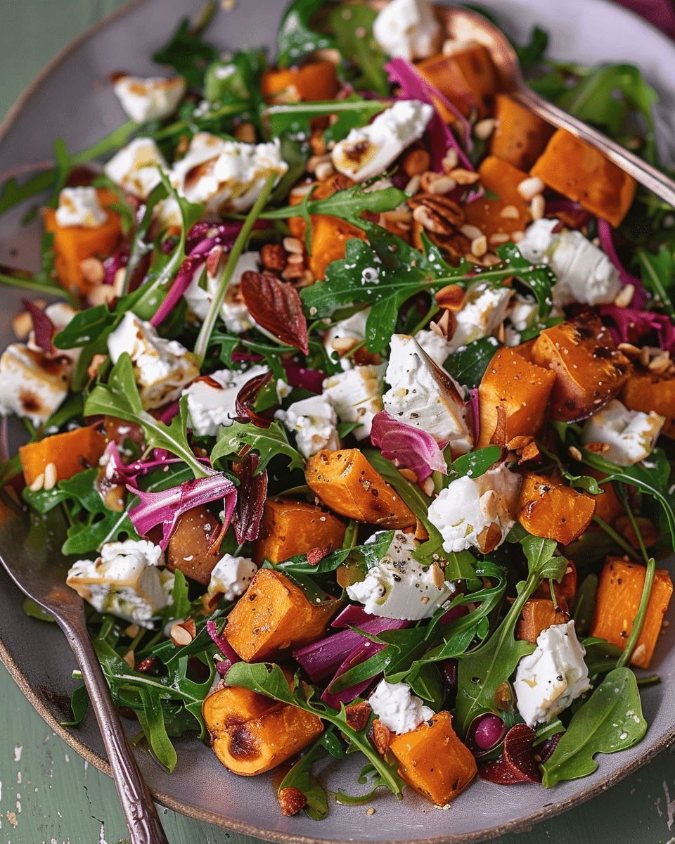 Goat Cheese and Sweet Potato Salad