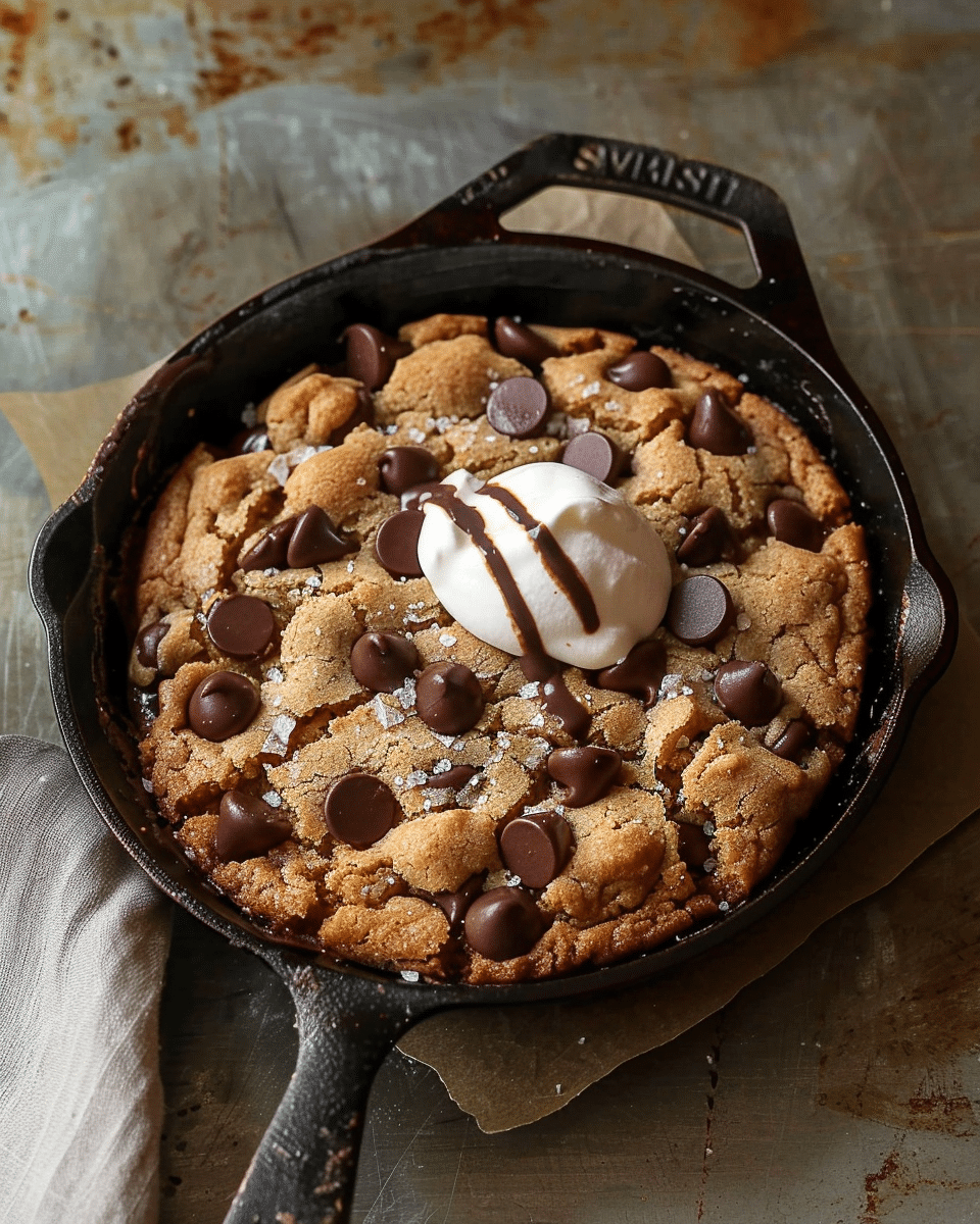 Chocolate Chip Skillet Cookie