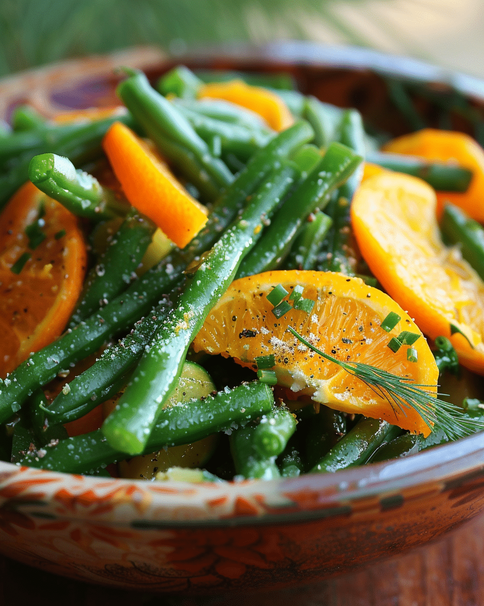 Green Bean and Orange Salad