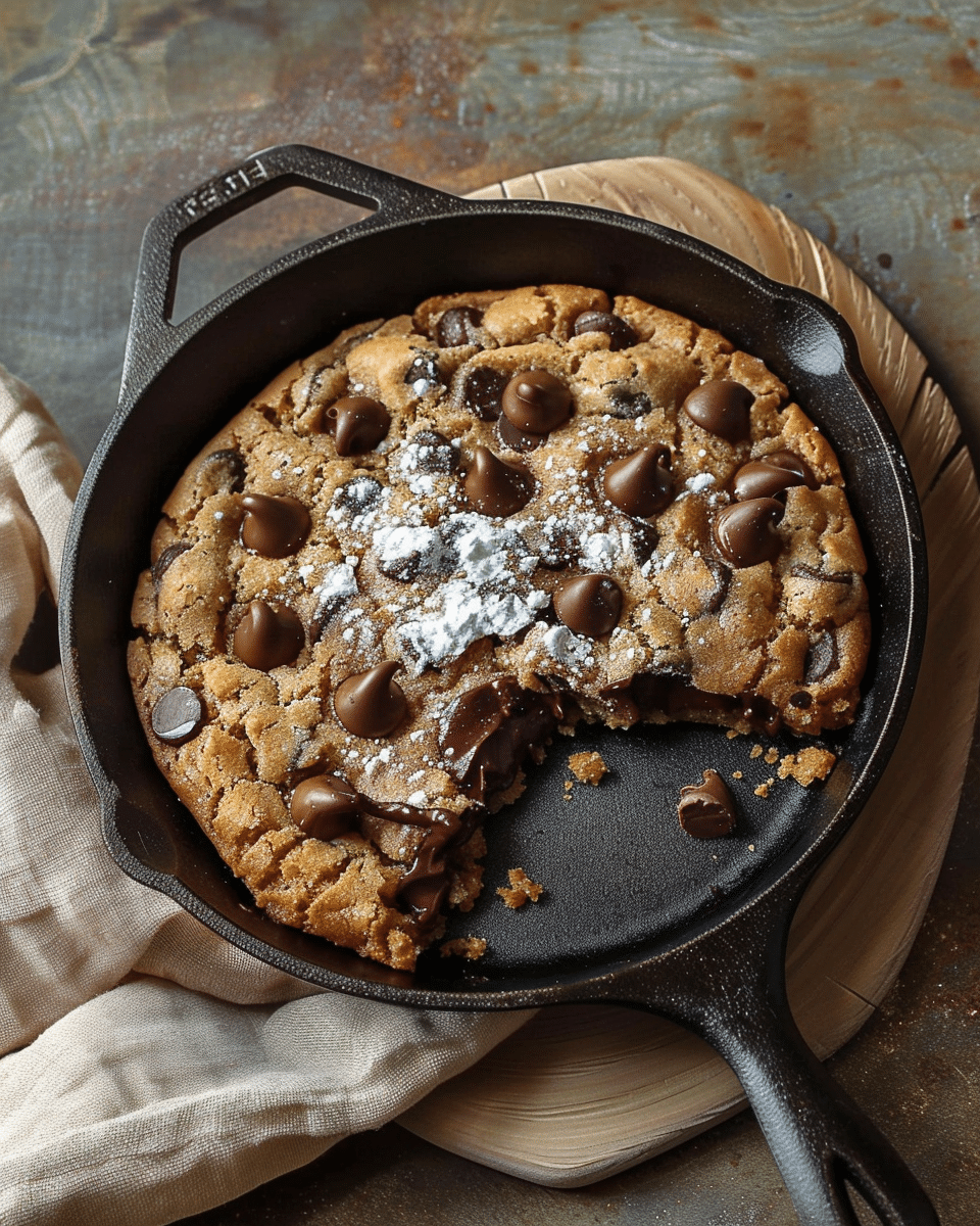 Chocolate Chip Skillet Cookie