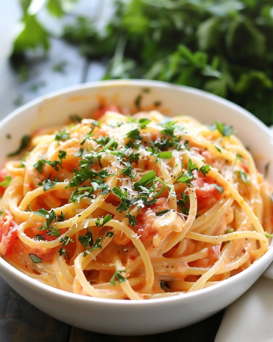 The Best Creamy Garlic Tomato Pasta